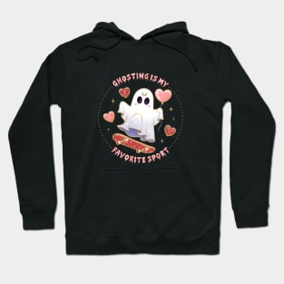 Ghosting is My Favorite Sport Skateboarding Ghost Hoodie